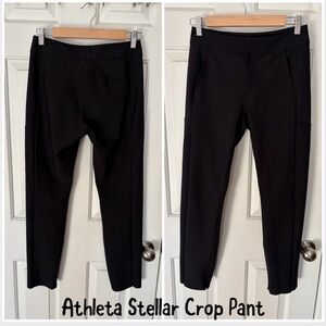 Athleta Stellar Black Crop Pants